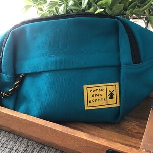 Dutch Bros Coffee Teal Fanny Pack with Logo Patch new never used